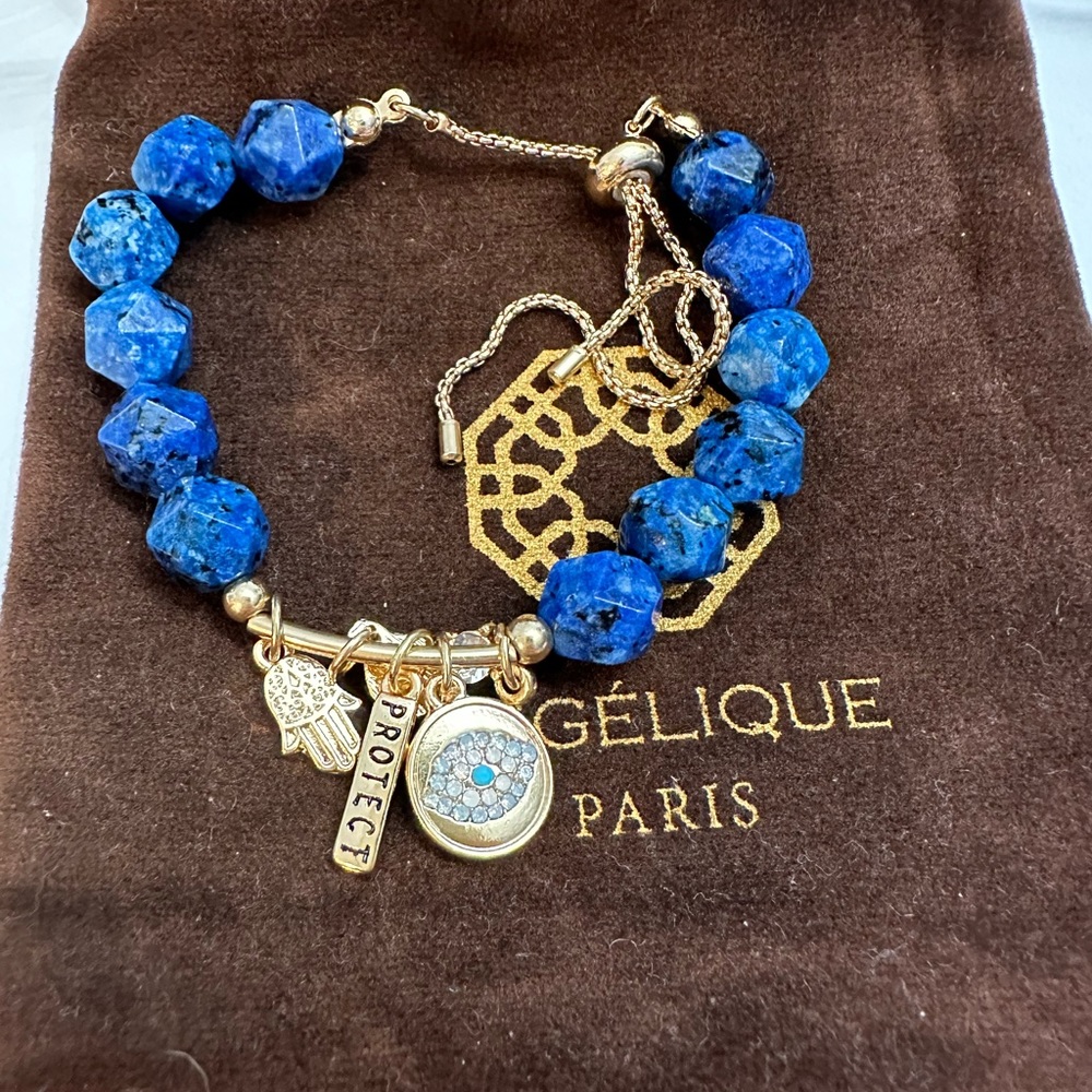 Brand new never worn evil eye bracelet. Perfect shape.